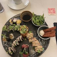 sushi tasting menu  at brEAThe Restaurant | Sushi végétal à Paris in Paris