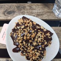 Was super full but wanted to try the Brownie. Worth it. at brEAThe Restaurant | Sushi végétal à Paris in Paris