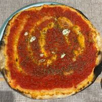 Pizza marinara  at Eataly in Rome