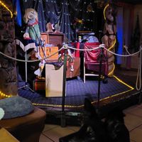 magician's stage at Waltini's Stadl in Langdorf