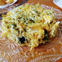 Puerros a la dorada at Como en Casa de Elda in Villasbuenas De Gata