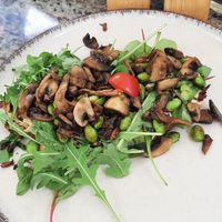 Edamame and mushroom bread - really good at Mae Aurel in Vienna