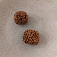 Cep & puffed bulgur wheat #Veganuary at Table 13 in Wheatley