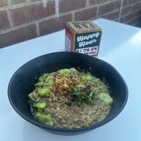 Toasted Farro dish   at Avanti in Boulder