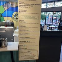Arepas menu  at Avanti in Boulder