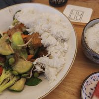 Veggie Cashew Tofu + Jasmin Rice at LiuLiu in Vienna