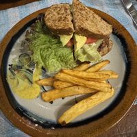Tempeh Sandwich   at Hotel Santa Fe in Puerto Escondido