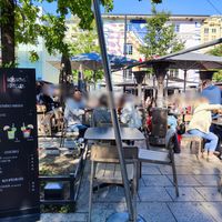 Plaza seating at Istanbul Grill & More in Lausanne