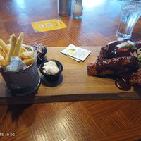 Vegan corn ribs at Chiquito in Livingston