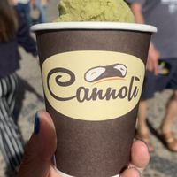 Pistachio granita 🍧   at Vegan Food Tour in Cefalu