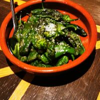 Pimientos de padron at Bodega Bühlot in Buehl