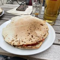 Bruschetta pita  at Fladerei in Vienna