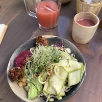 Bowl Garbanzos  at Aguacate Veggie Bar in San Cristobal De Las Casas