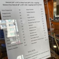 Build your own menu, but speciality pies are on their website and are truly special  at TNT Pizza in San Diego