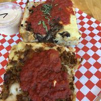 Chicago style   at TNT Pizza in San Diego