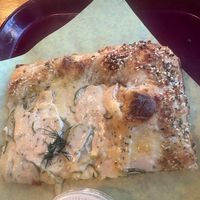 Pickle pizza at TNT Pizza in San Diego