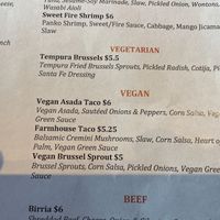 Vegan tacos  at Zandra's Taqueria in Manassas