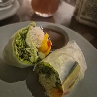 Edamame summer mousse roll at Greenr Cafe in Mumbai