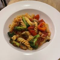 Grilled veg pasta 10/10  at The Green Bean Cascade in Yerevan