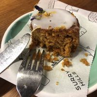 Carrot cake inside   at Surry Hills Coffee in Mallorca