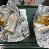 Burritos at Wrapipans Bar in Madrid