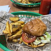 Veggie burger  at Wrapipans Bar in Madrid