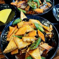 home-style tofu stir-fry 가정두부볶음 at Haeolbin Deopbap - 하얼빈덮밥 in Seoul