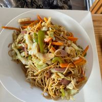 Vegan noodles   at M&J Cafe  in Zanzibar