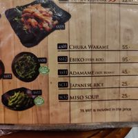 Starters/sides at Kapi Sushi Box in Phuket