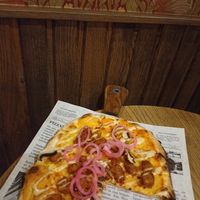 Vegobites pizza at Mocca Deli in Norrkoping