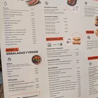 menu at Galp in Medina Del Campo