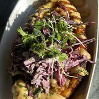 STUFFED PLANTAIN   at Healthy As A Motha Vegan Kitchen in Brooklyn