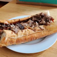 Philly Cheezesteak at HipCityVeg - Union Square in New York City