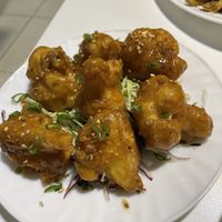 Fried cauliflower “wings" at Nandala in Cuenca