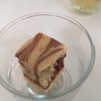 The desert of the menu del dia at Nandala in Cuenca