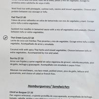 Menu 2 of 4, April 2023 at Nandala in Cuenca