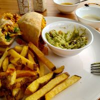 I was a bit anxious to dig in 😆 at Nandala in Cuenca