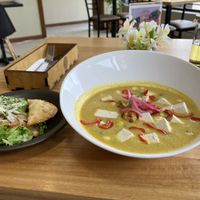 Fanesca, traditional soup  at Nandala in Cuenca