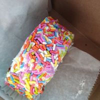 Rainbow swirl cake at Pride Enjoy in Wading River