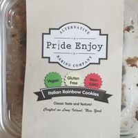 Italian rainbow cookies at Pride Enjoy in Wading River
