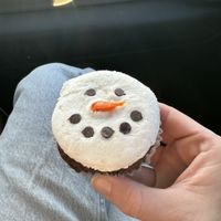 Snowman cupcake - $7.50  at Pride Enjoy in Wading River