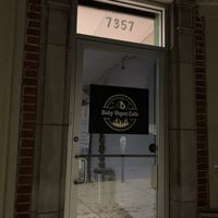 Door at Baby Vegan Cafe in Cincinnati