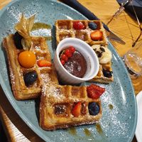 Vegan Waffles at GOTA Coffee Experts in Vienna