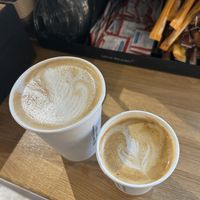 cappuccino 5,10€, dirty chai latte 7,70€  at GOTA Coffee Experts in Vienna