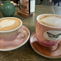 Kaffee mit Hafermilch   at Ponykarussell in Vienna