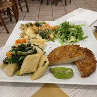 “Piatto Vegetariano Speciale"  at Una Conchiglia - Via San Martino - Maybe closed in Ancona