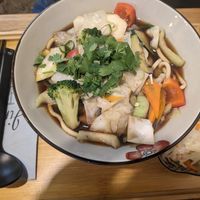 Gemuse Ramen mit housegemachten nudeln. at Jin's Ramen in Vienna