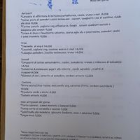 Menù  at Agriturismo Becerca in Serra San Quirico