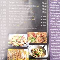 Part of the menu at Asian Cuisine Bowl in Vienna