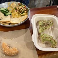 Shawarma bowl, crumb donut, and avocado dream toast!  at ROOTED in Walnut Creek